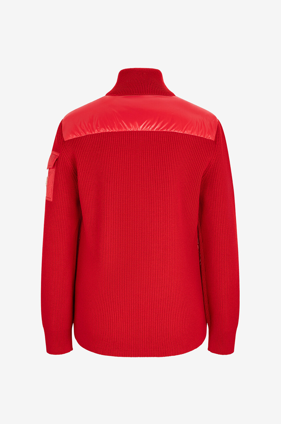 MONCLER Suit jacket style cardigan with down parts Women RED 2