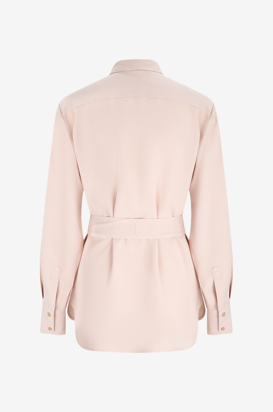 Crêpe-Hemd mit Schluppe