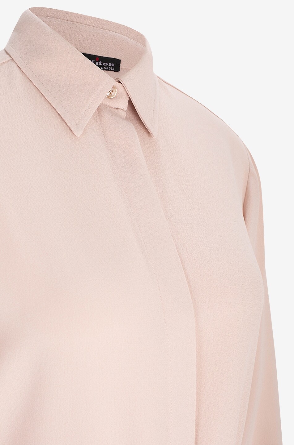 Chemise en crêpe à lavallière