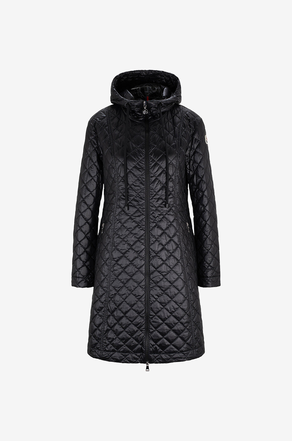 Bagnac long lightweight diamond-quilted down jacket
