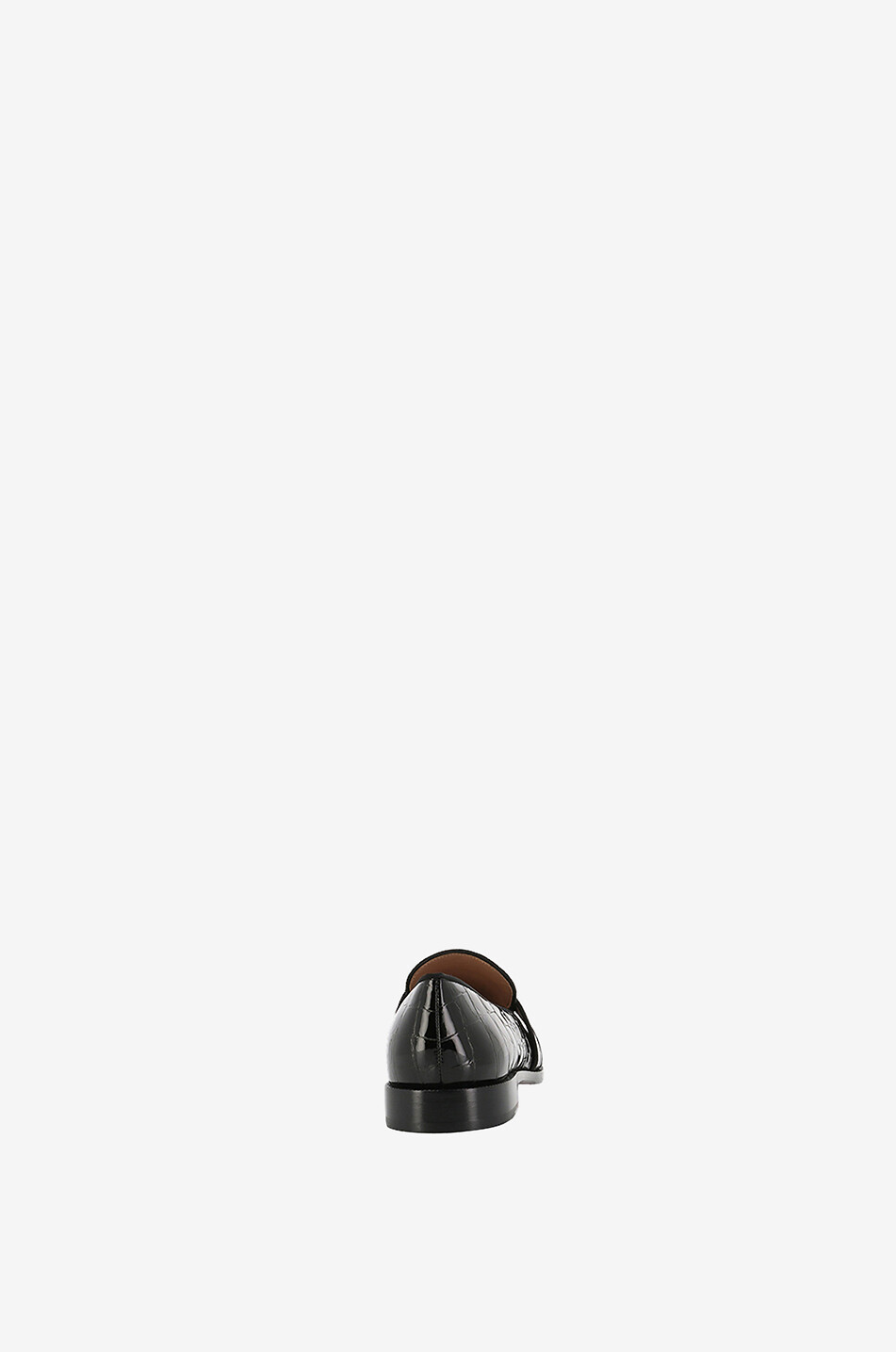 AQUAZZURA Mocassins en cuir verni effet croco Martin 15 Femme NOIR 4