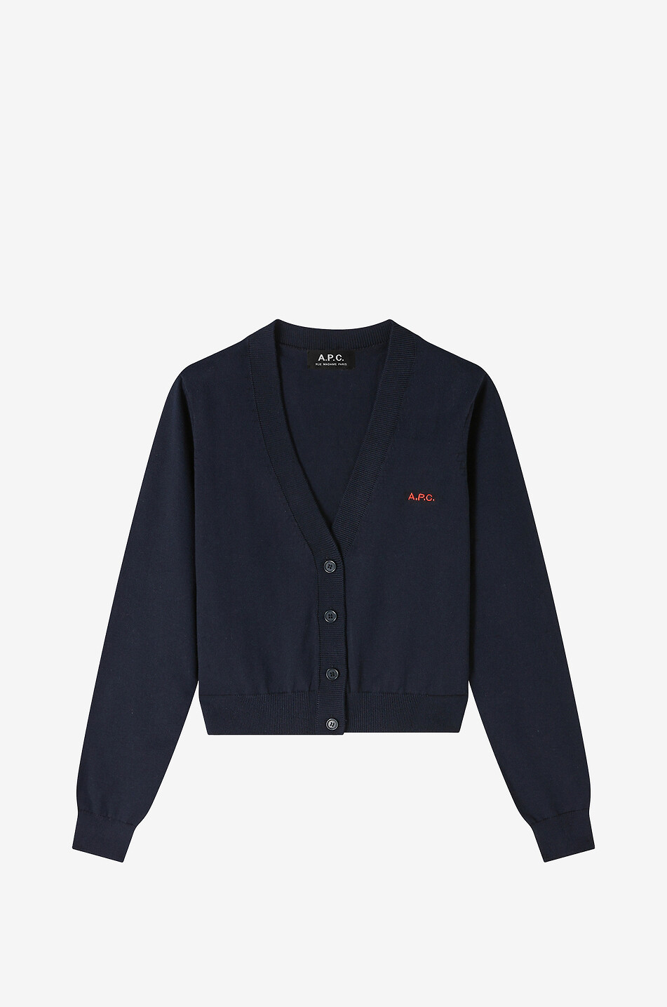 Cardigan raccourci en coton Bérénice