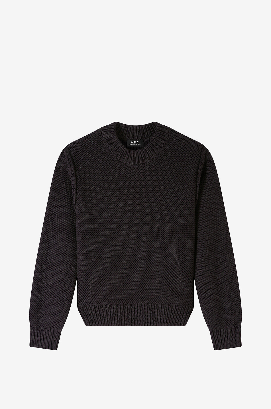 Inga cotton blend garter stitch jumper