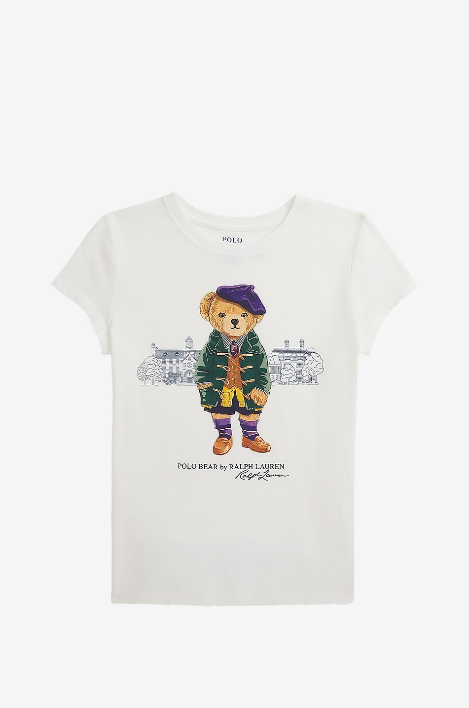 Preppy Polo Bear girl s short sleeved T shirt