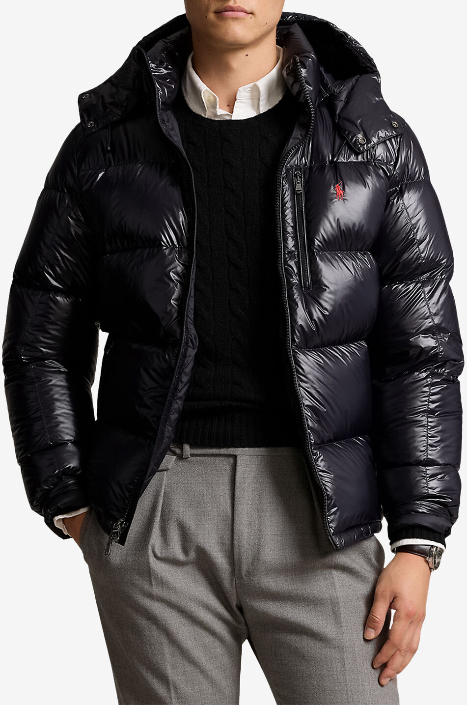 The Gorham short glossy down jacket POLO RALPH LAUREN Bongenie