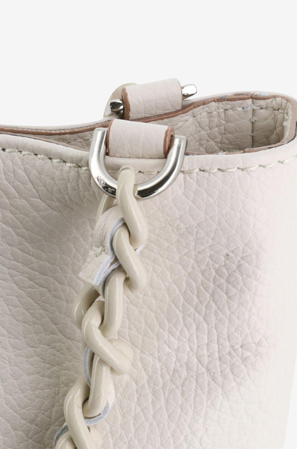 GIANNI CHIARINI Sac porté épaule Camilla Femme BLANC 6