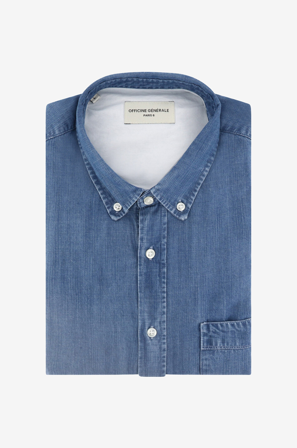 Chemise en chambray de lyocell BD