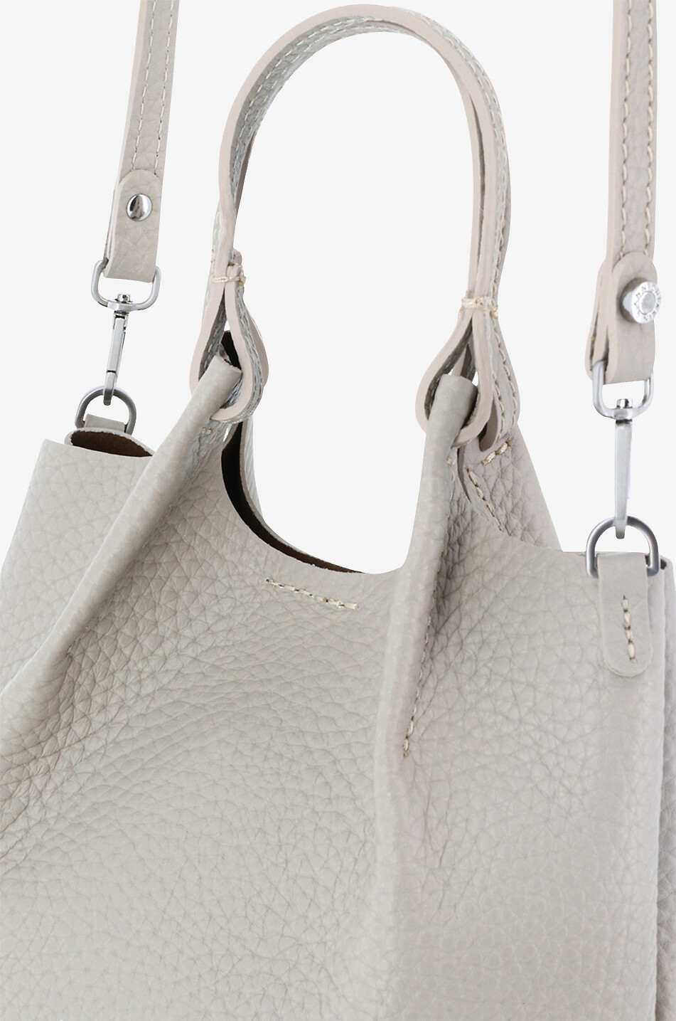 GIANNI CHIARINI Handtasche Dua Damen HELLGRAU 6