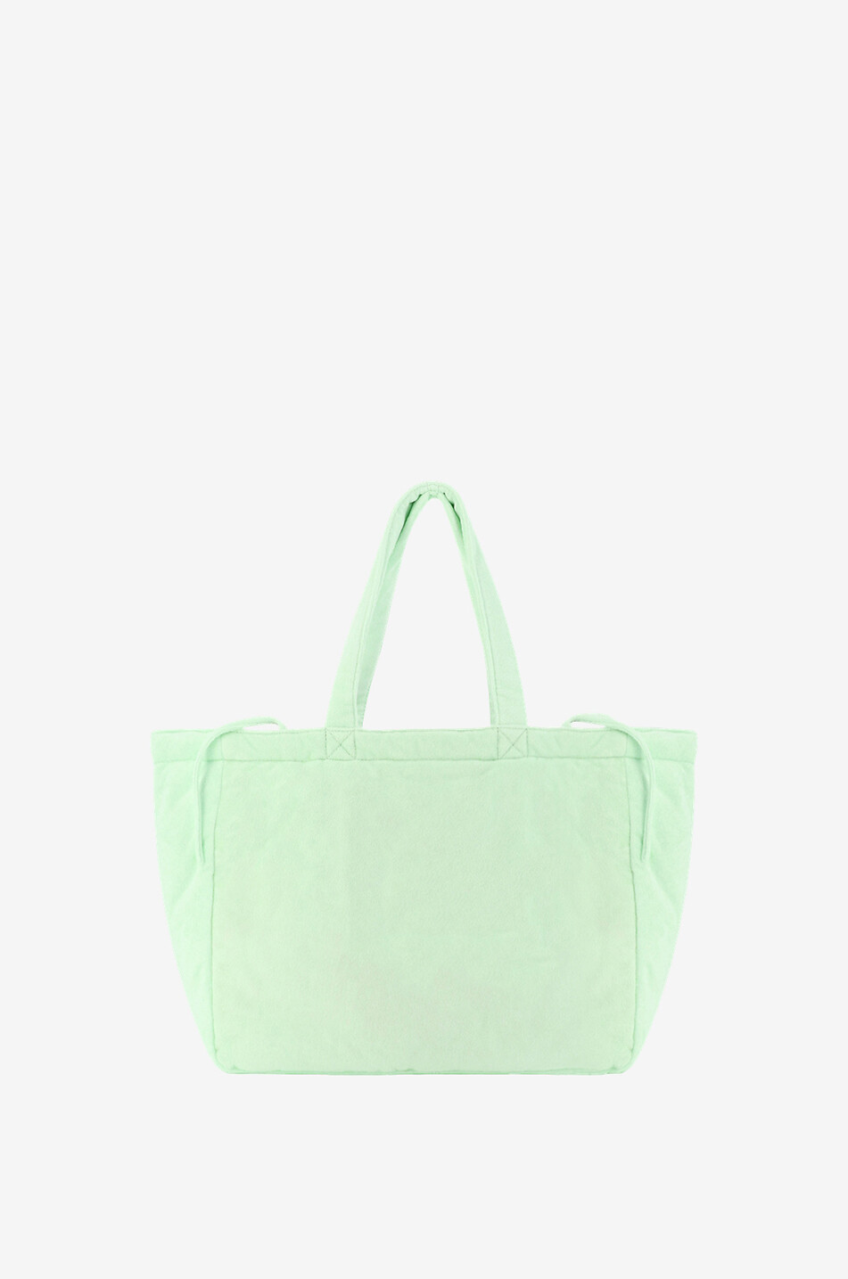 MC2 SAINT BARTH Terry Vichy reversible cotton tote bag Women MULTI COLOURED 3