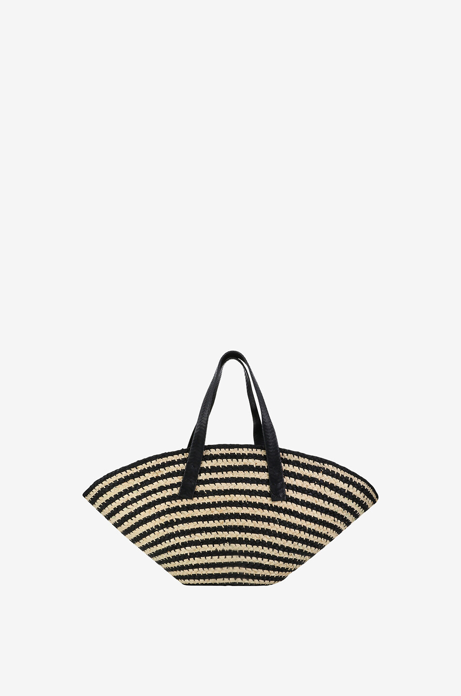Gestreifter Shopper aus Raffiabast Taco Tote