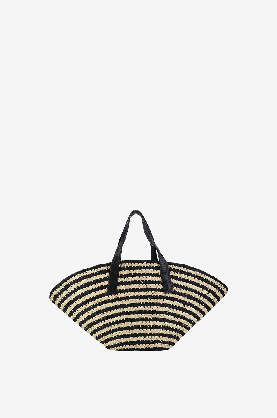 Gestreifter Shopper aus Raffiabast Taco Tote