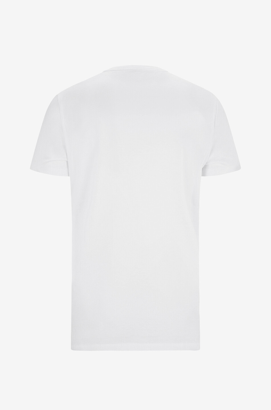 MONCLER Double Logo Patch short-sleeved T-shirt Men WHITE 2