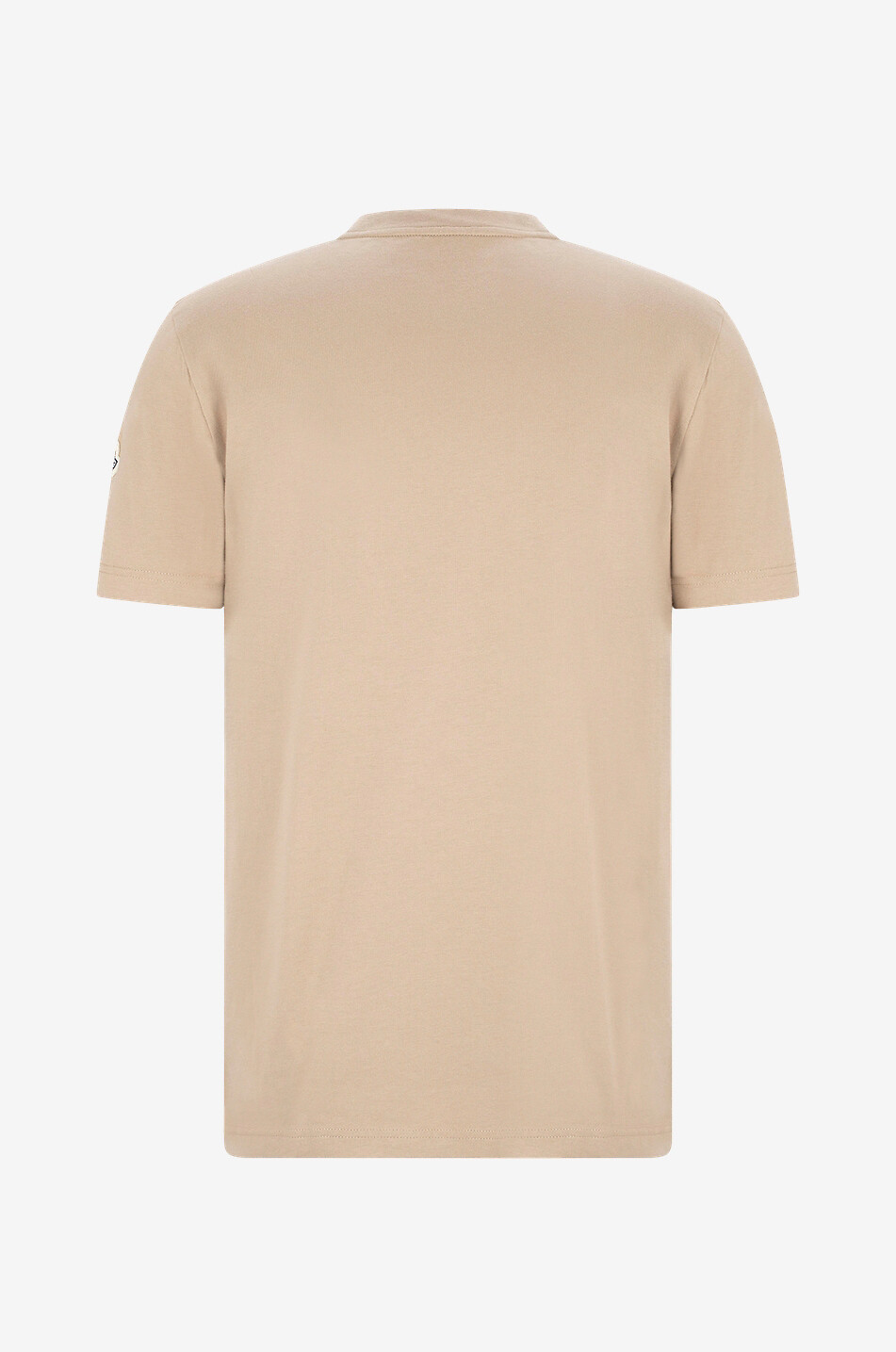 MONCLER T-shirt brodé d'un patch Moncler Champs Homme Beige Foncé 2