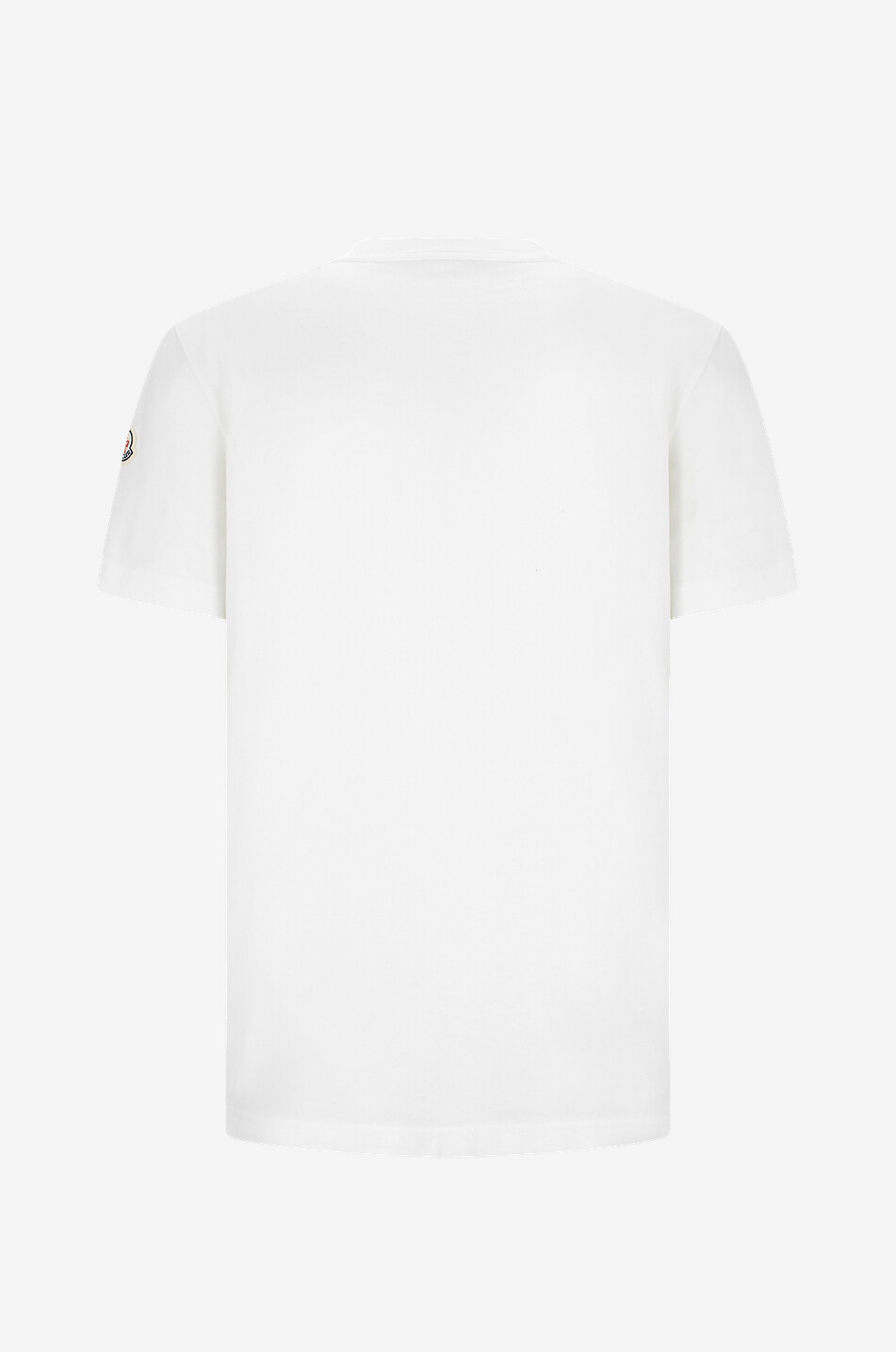 MONCLER T-Shirt mit Monogramm- und Umriss-Stickerei Herren WEISS 2