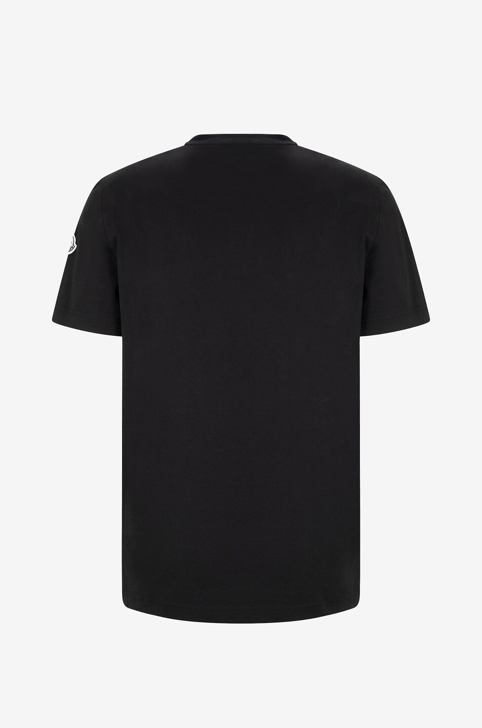 MONCLER T-Shirt mit Monogramm- und Umriss-Stickerei Herren SCHWARZ 2