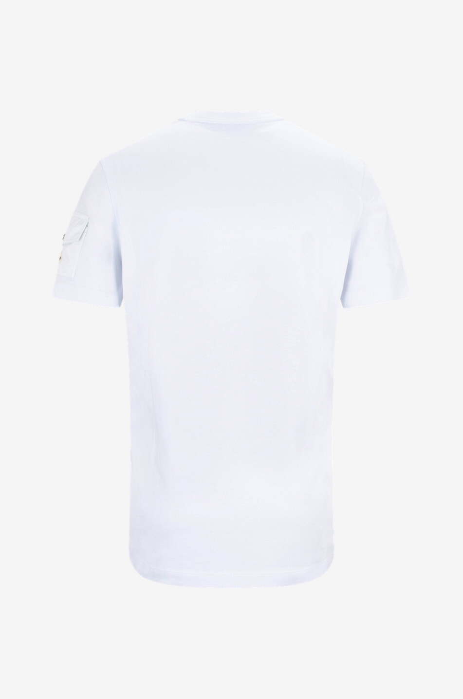 MONCLER Logo printed T-shirt with cargo pocket Men WHITE 2