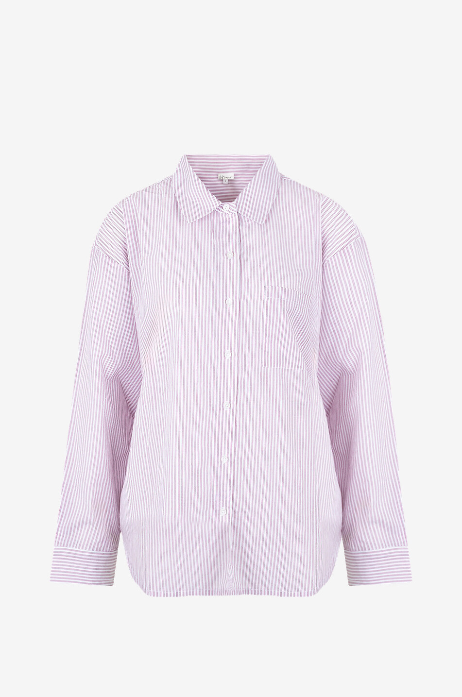 SKIN Haut de pyjama en coton biologique Femme ROUGE 1