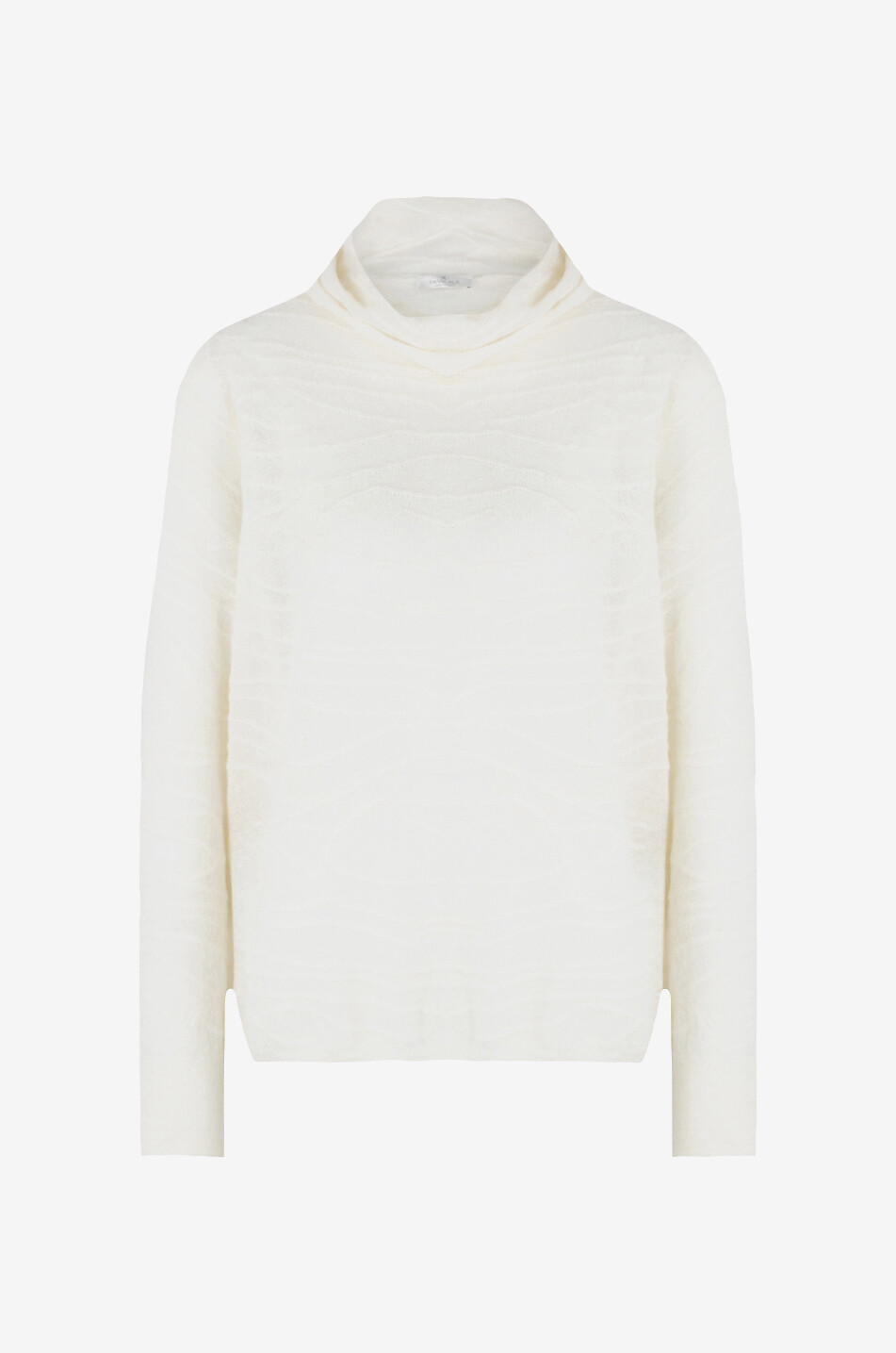 Alpaca wool and mohair turtleneck jumper