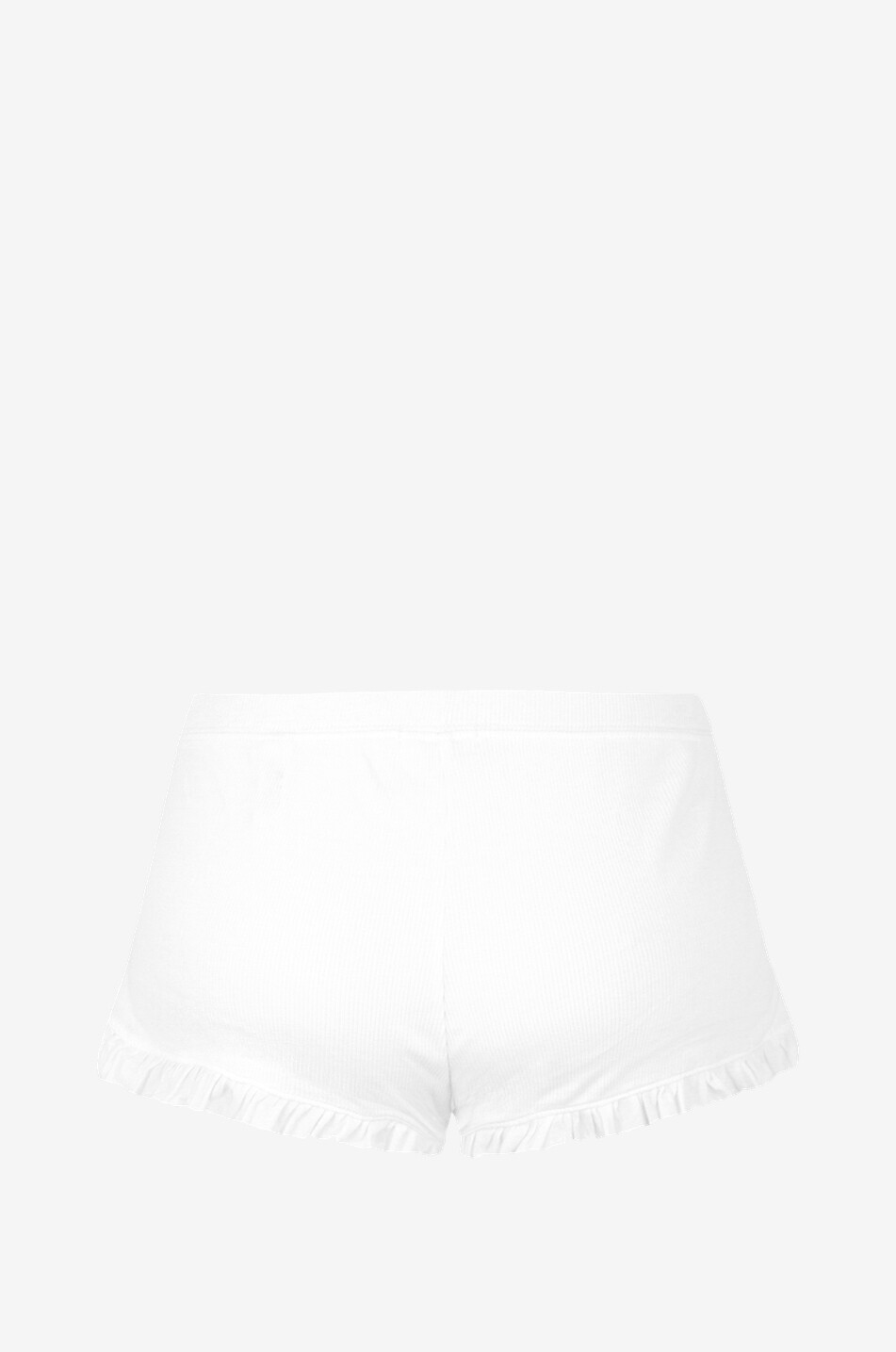 SKIN Organic pima cotton shorty pyjama set Women WHITE 5