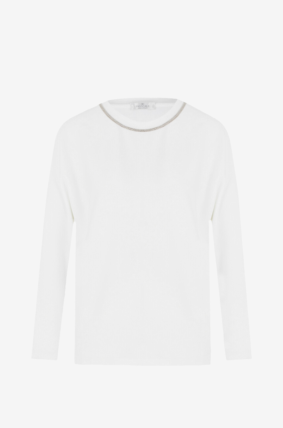 T-shirt à manches longues en coton mélangé