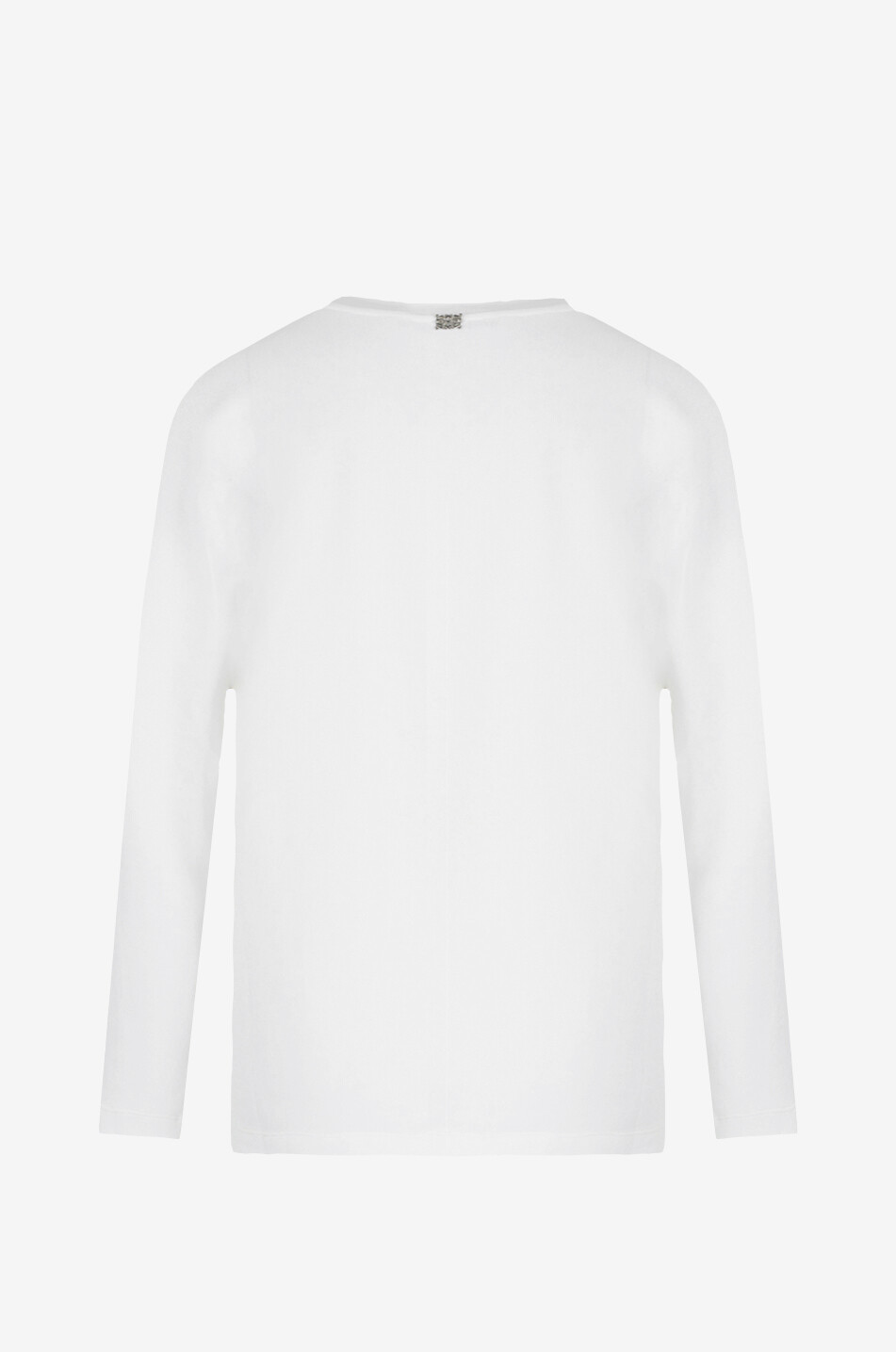 PANICALE T-shirt à manches longues en coton mélangé Femme BLANC CASSE 2
