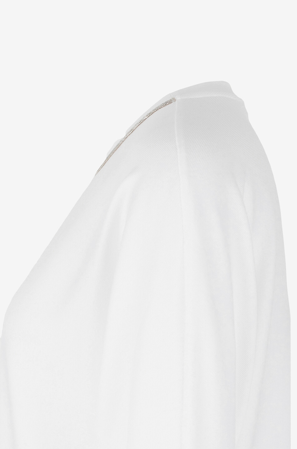 PANICALE T-shirt à manches longues en coton mélangé Femme BLANC CASSE 3