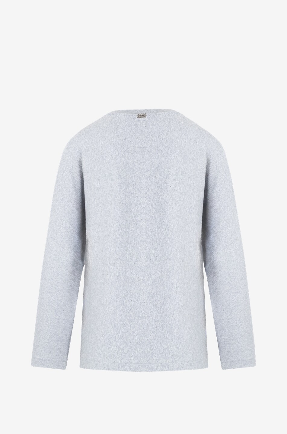 PANICALE Cotton blend long-sleeved T-shirt Women GREY 2