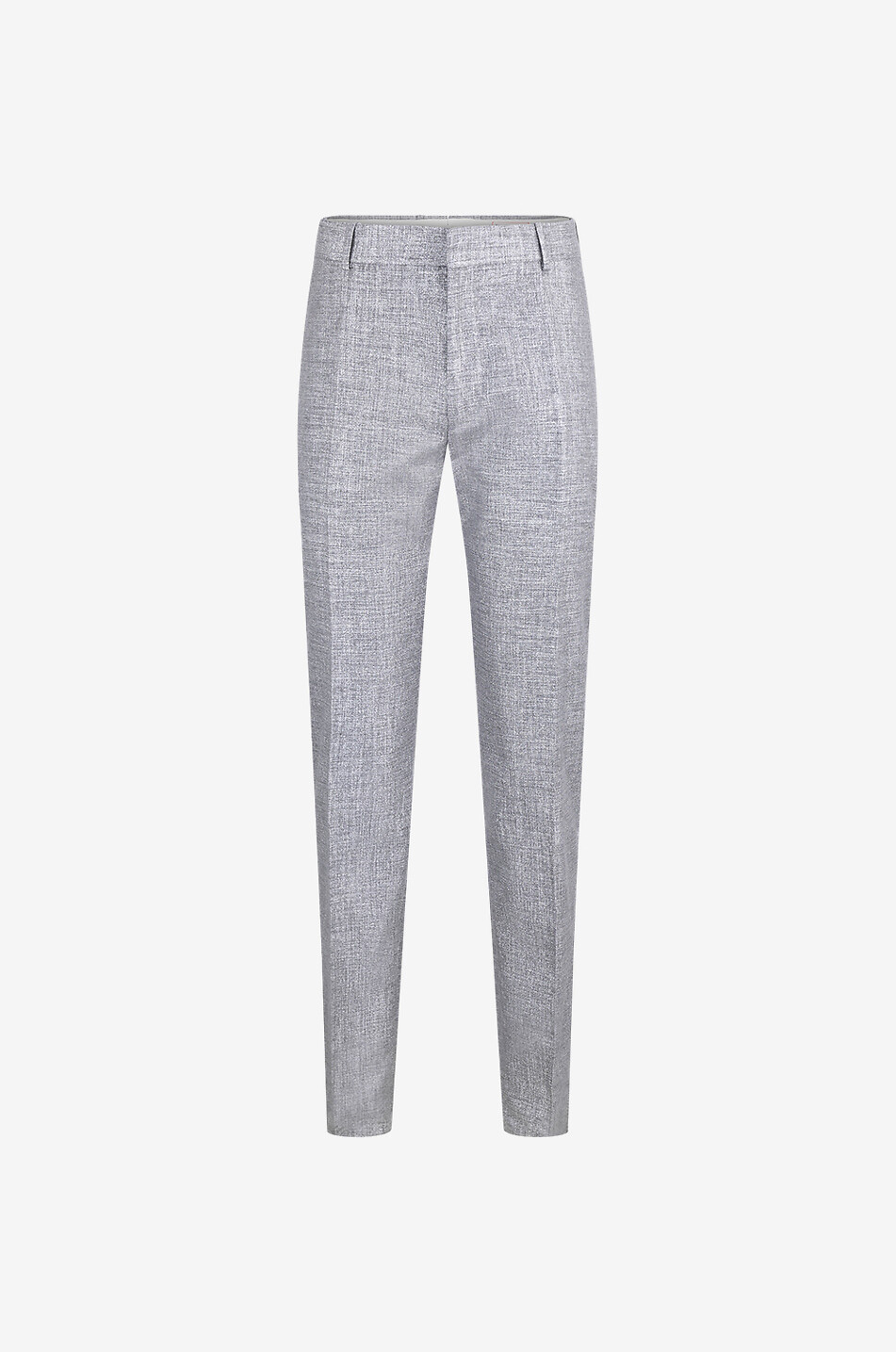 ALEXANDER McQUEEN Slim-Fit-Hose aus Lurex Cigarette Metallic Tailoring Herren SILBER 1