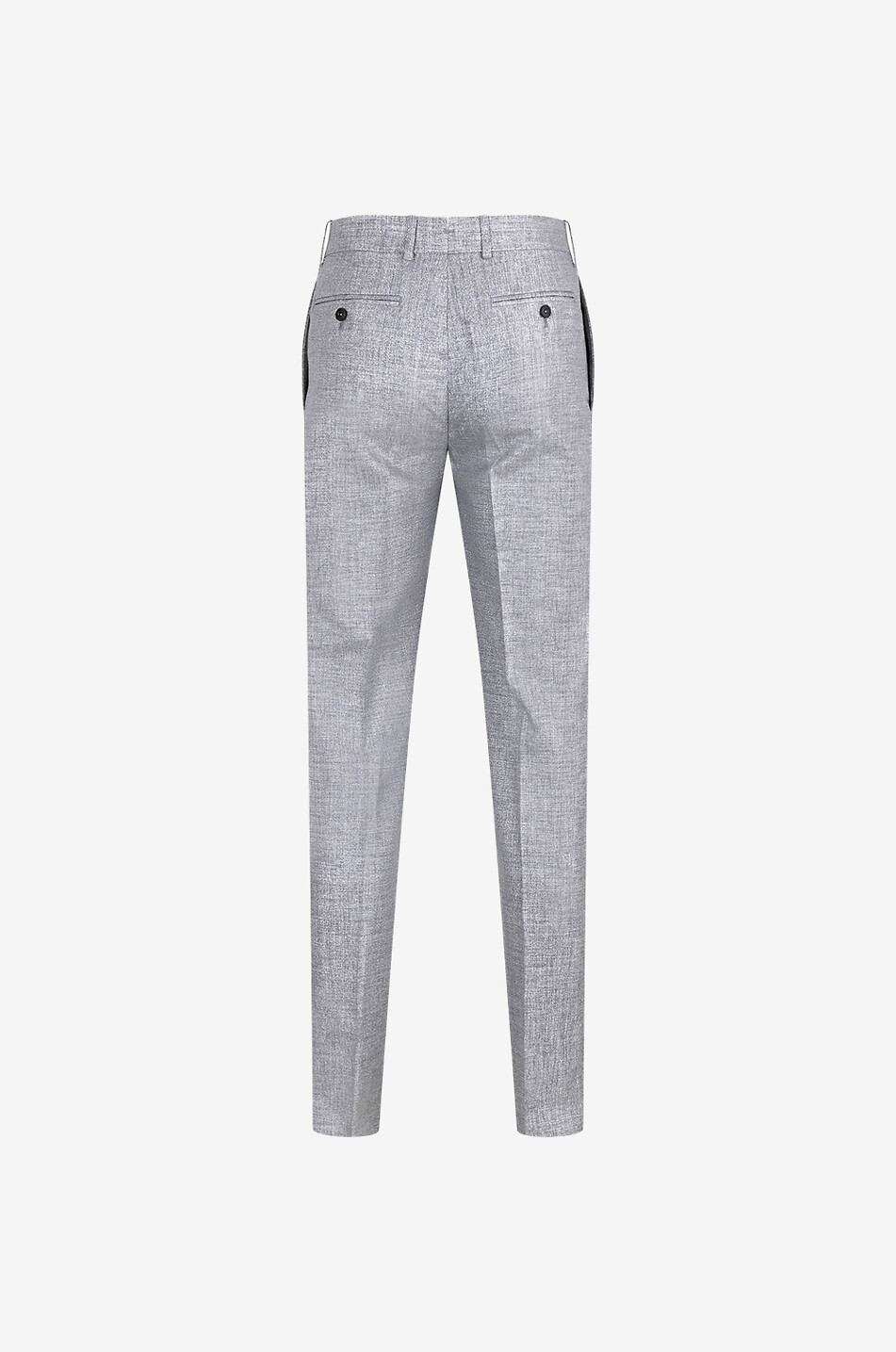 ALEXANDER McQUEEN Slim-Fit-Hose aus Lurex Cigarette Metallic Tailoring Herren SILBER 2