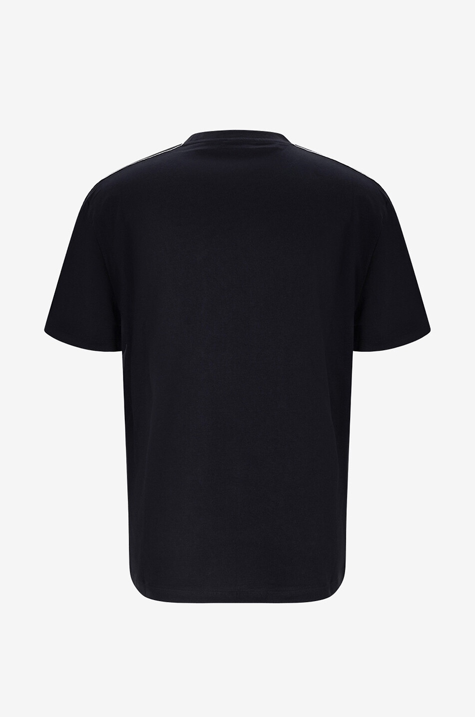 ALEXANDER McQUEEN Selvedge Tape Logo short-sleeved T-shirt Men BLACK 2