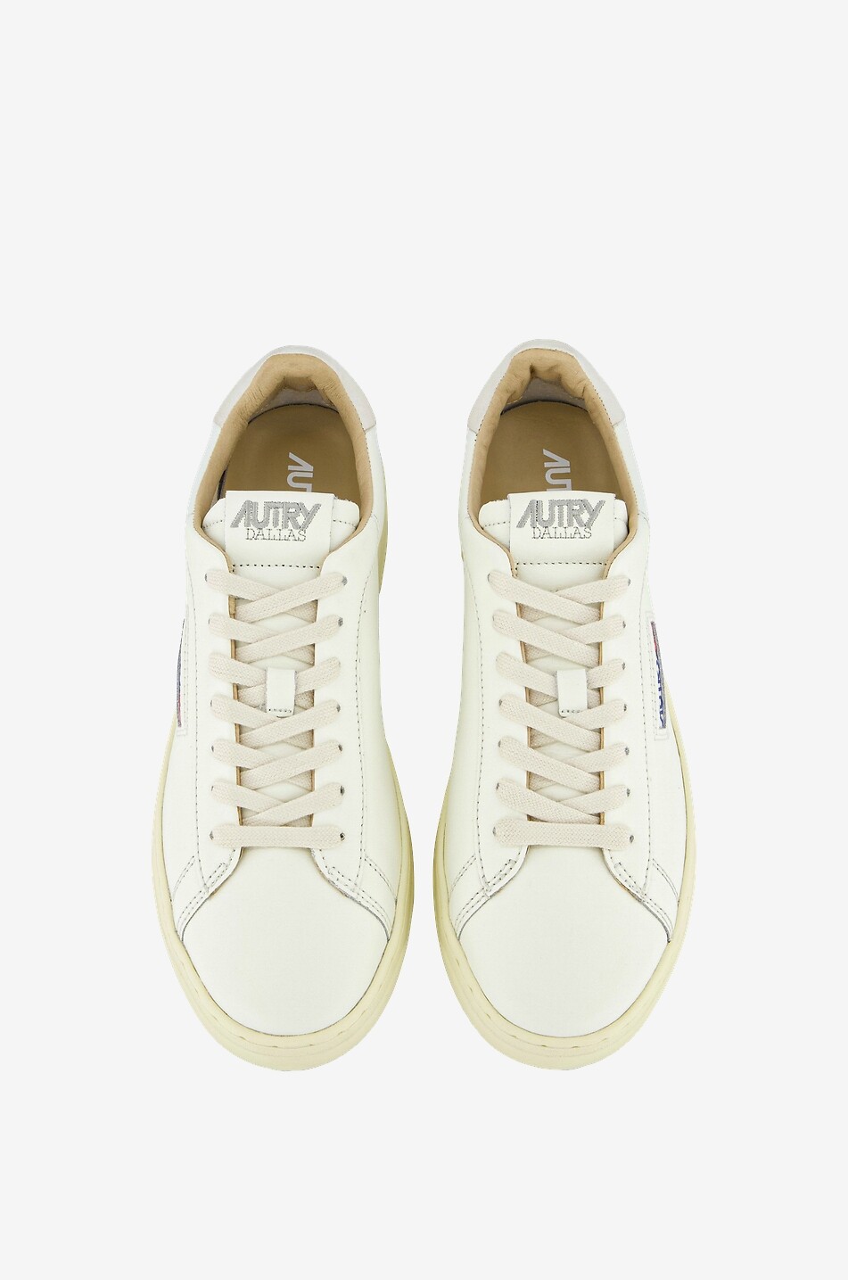 AUTRY Baskets basses à lacets Dallas Homme BLANC CASSE 4