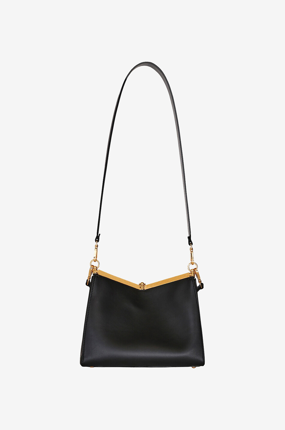 ETRO Handtasche aus Glattleder Vela Medium Damen SCHWARZ 6