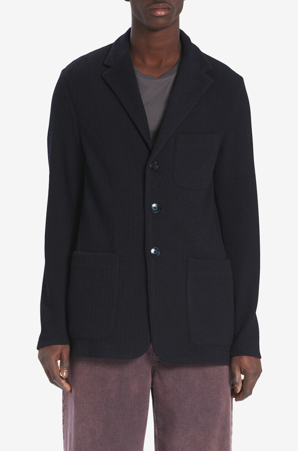 Blazer aus Jersey Torceo Sima Navy