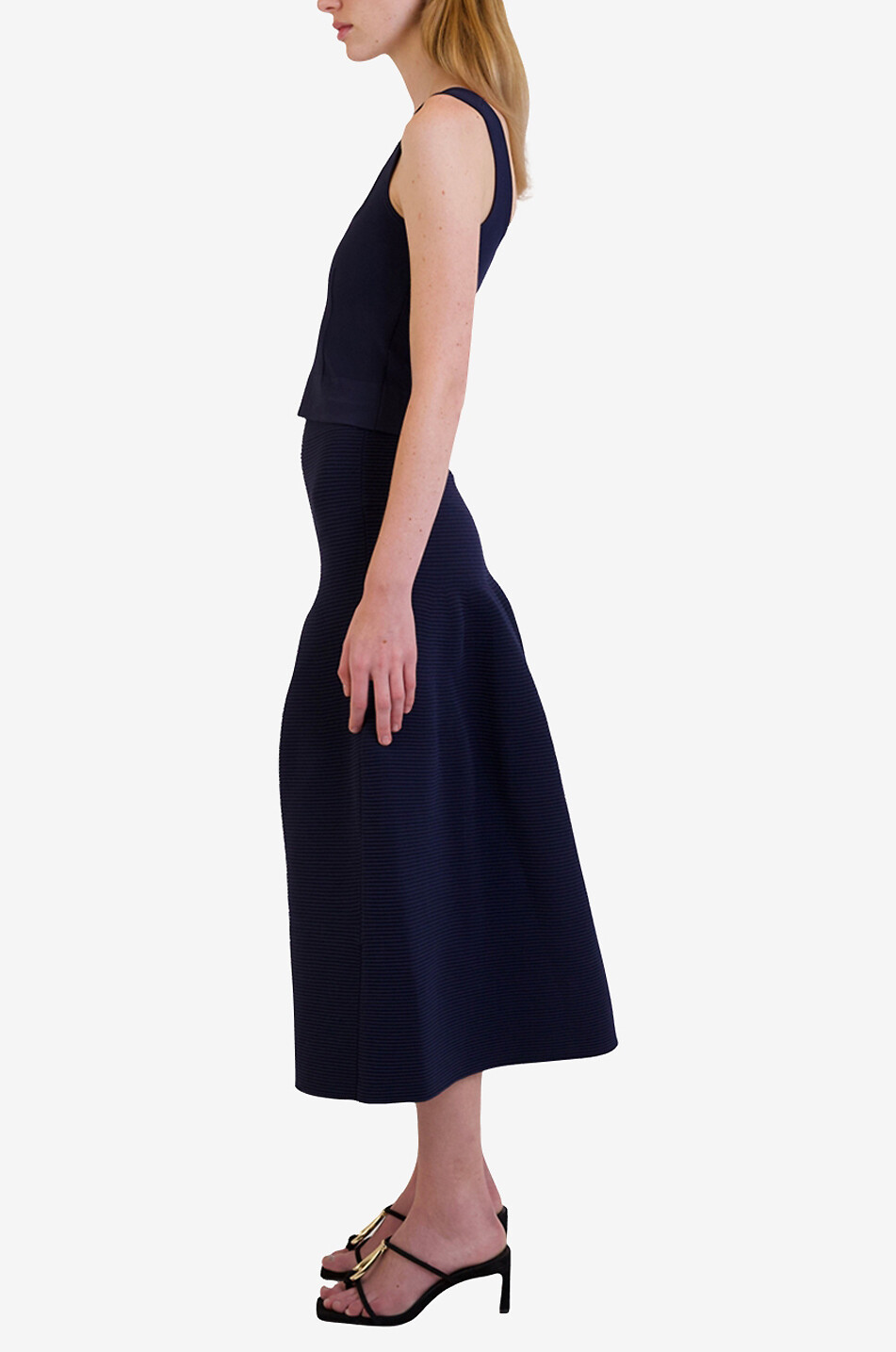 SIMKHAI Ramaina rayon tank top Women DARK BLUE 4