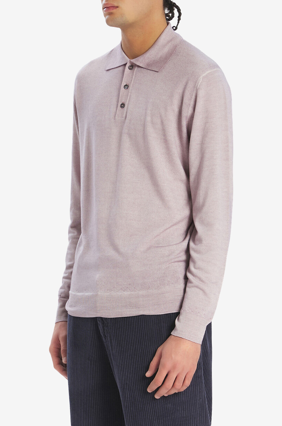 Langärmeliges Polohemd Pevaron Brunal Tortora