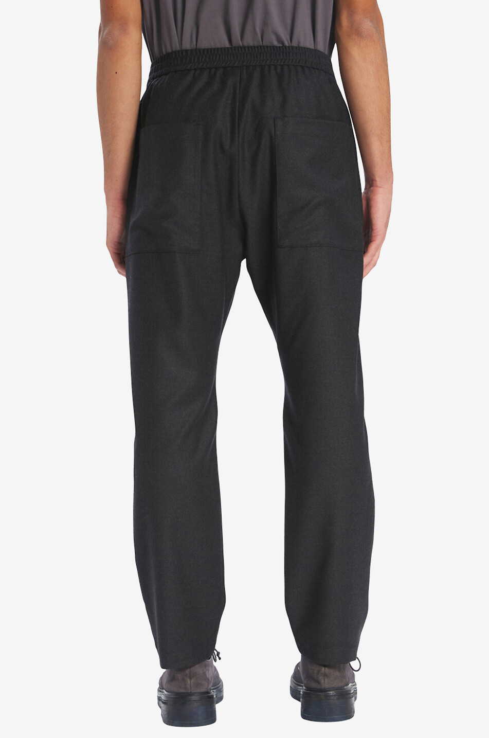 Bativoga Flan Antracite virgin wool trousers