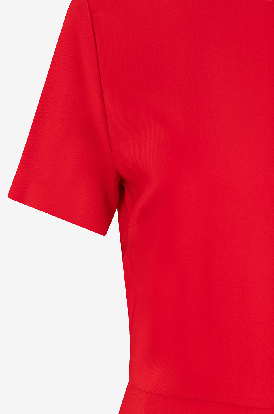 STELLA McCARTNEY Iconic crepe peplum mini dress Women RED 3