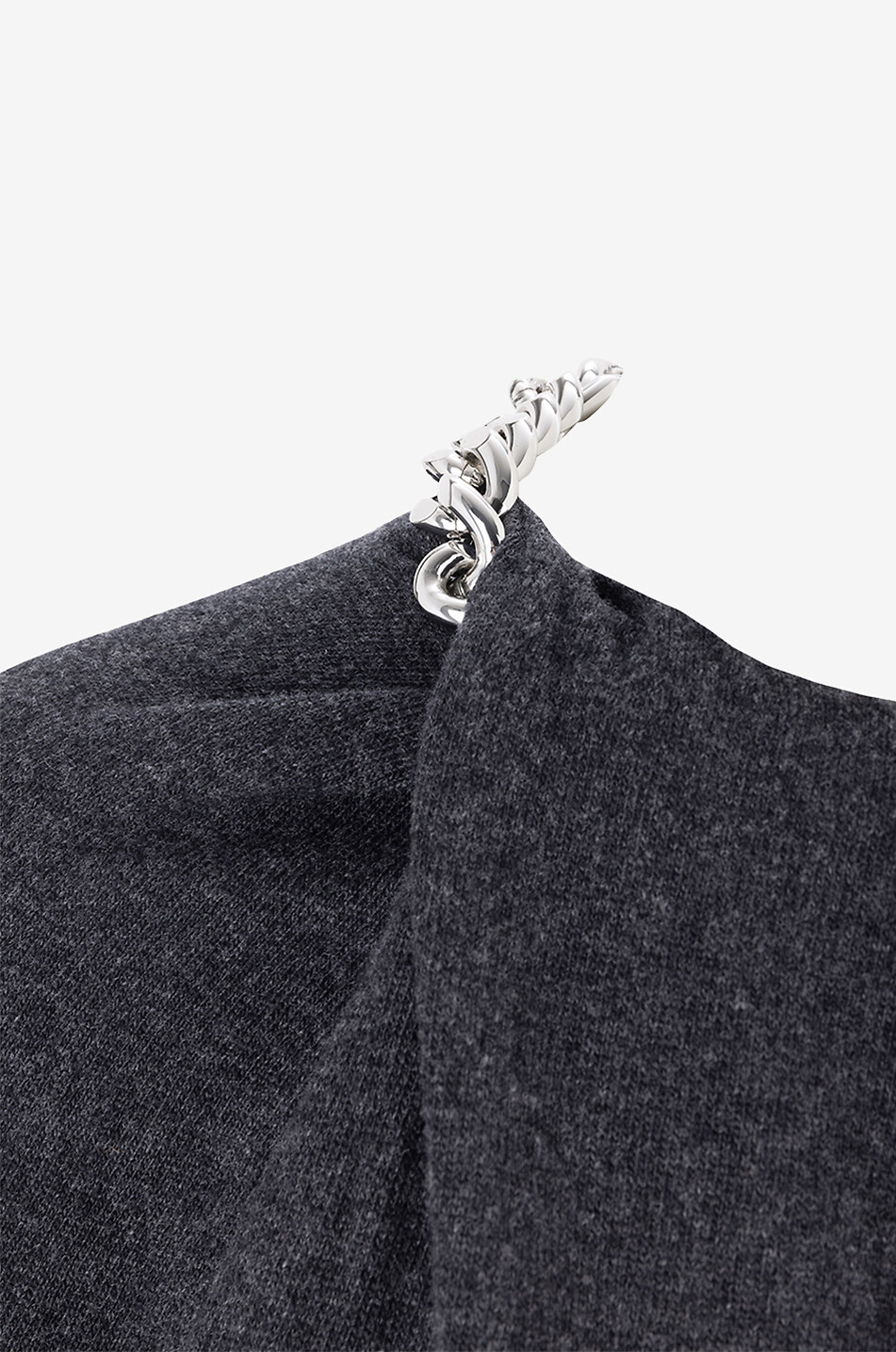 Frayme cowl neck mottled wool jumper