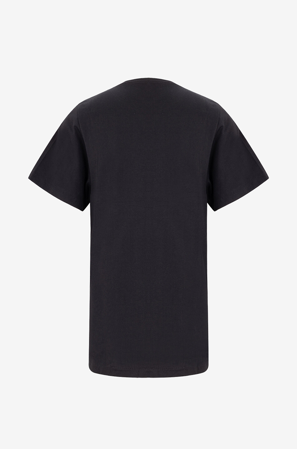 TOTEME T-shirt en coton bio Curved Seam Femme NOIR 2