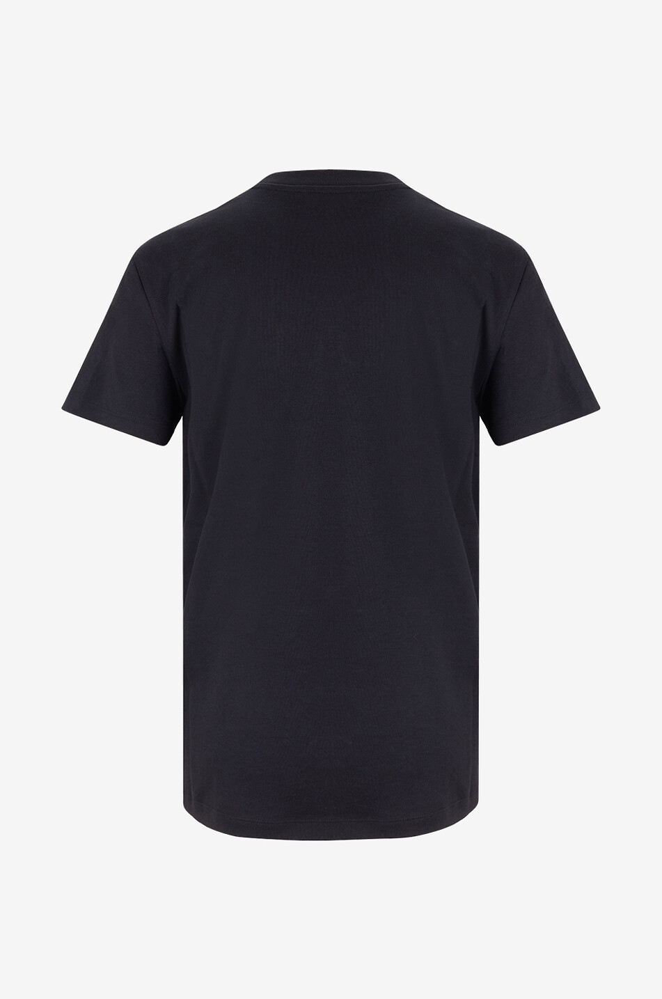MONCLER Kurzarm-T-Shirt mit Logostickerei und -Patch Damen SCHWARZ 2