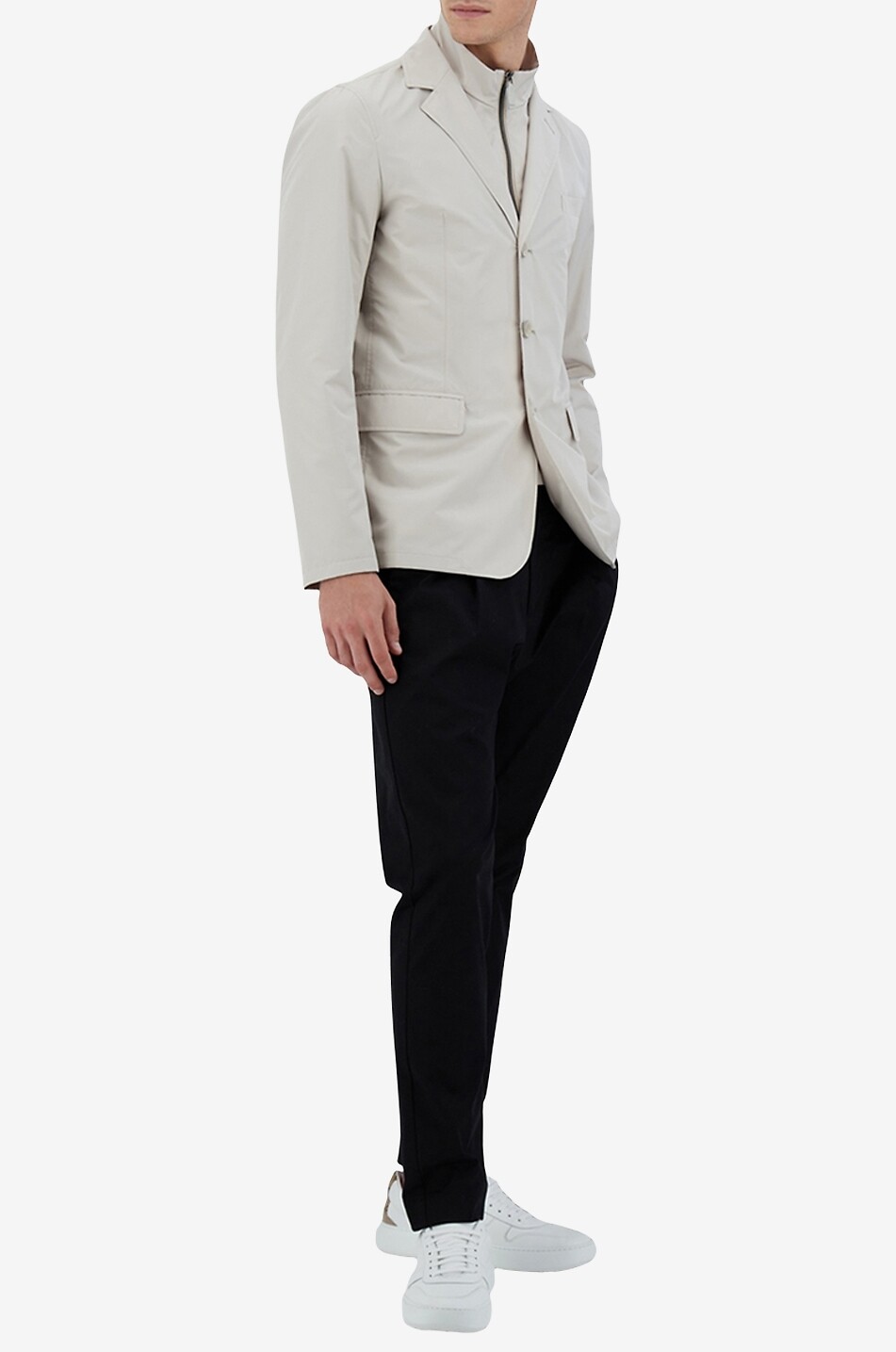 HERNO Blazer with down parts Men Light beige 6