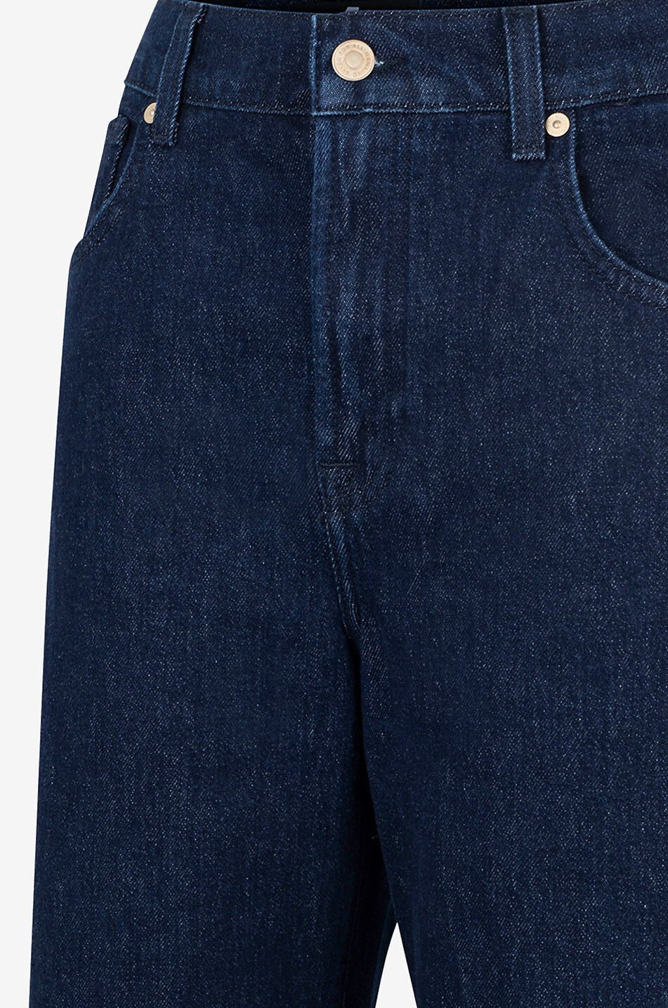 7 FOR ALL MANKIND Bonnie Curvilinear dark-washed denim wide-leg jeans Women DARK BLUE 3