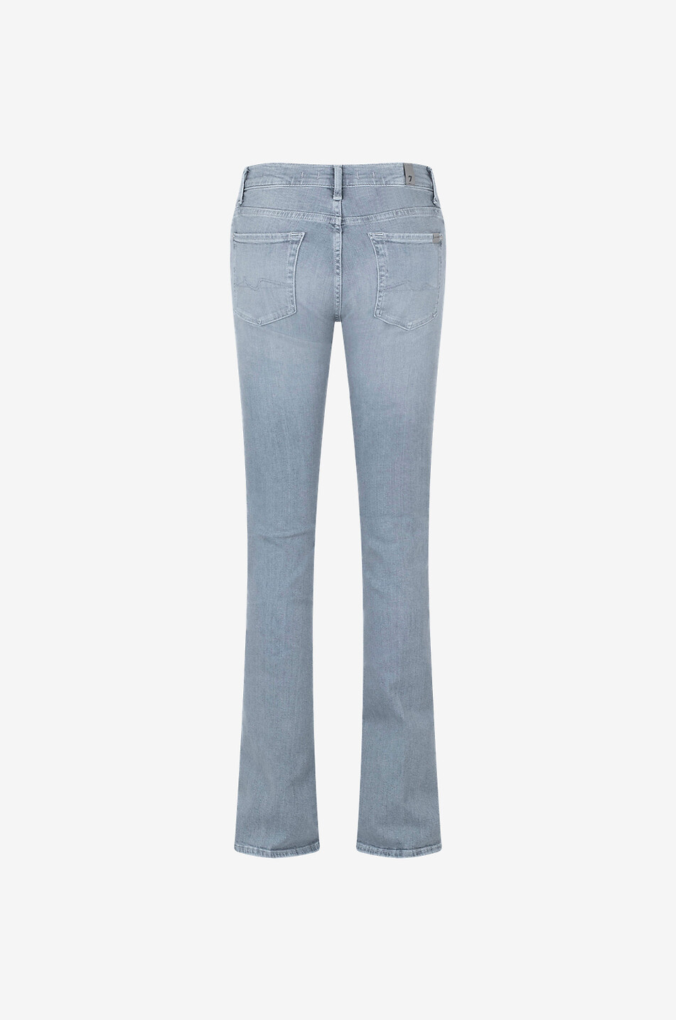 7 FOR ALL MANKIND Jeans mit ausgestelltem Bein aus Baumwolle Bootcut Slim Illusion Damen GRAU 2