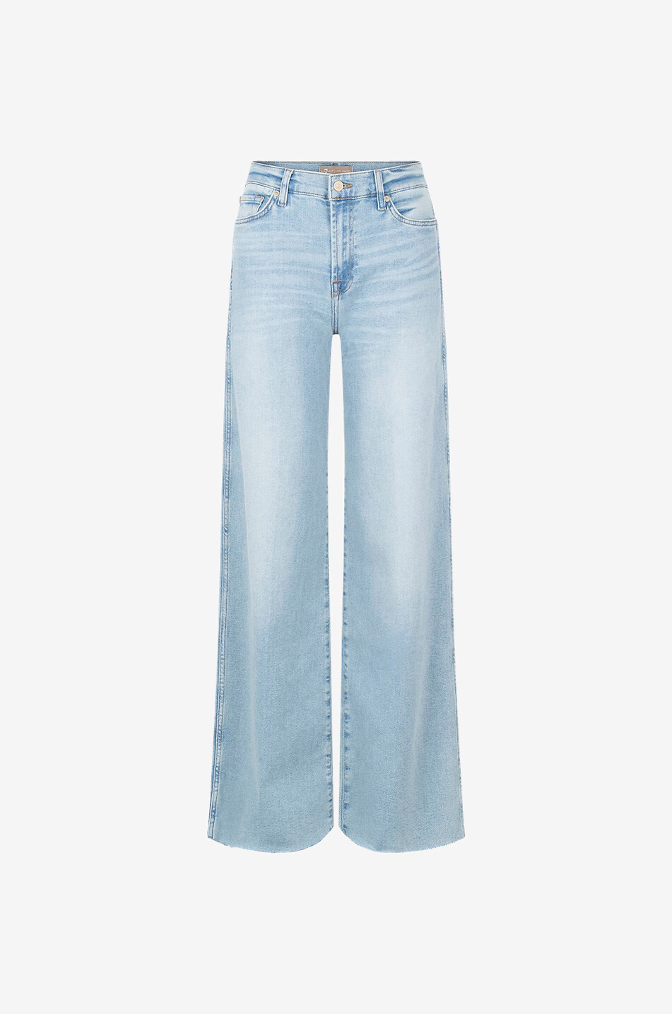 7 FOR ALL MANKIND Helle Jeans mit weitem Bein aus Baumwoll- und Modal-Denim Lotta Damen HELLBLAU 1