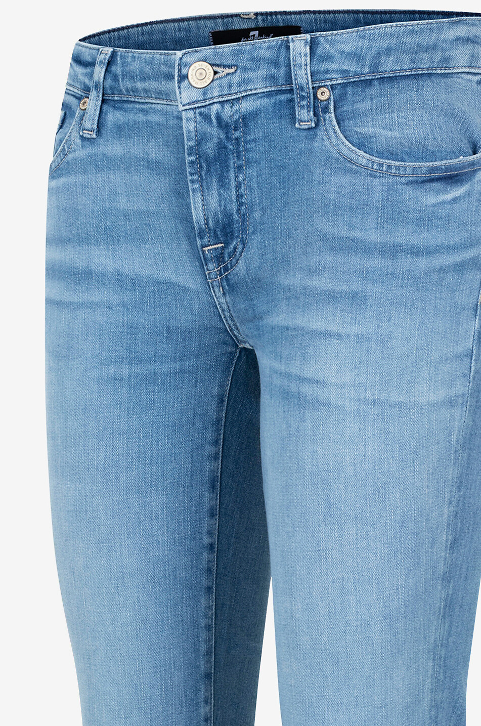 7 FOR ALL MANKIND Jean slim en denim clair Pyper Femme BLEU CLAIR 3