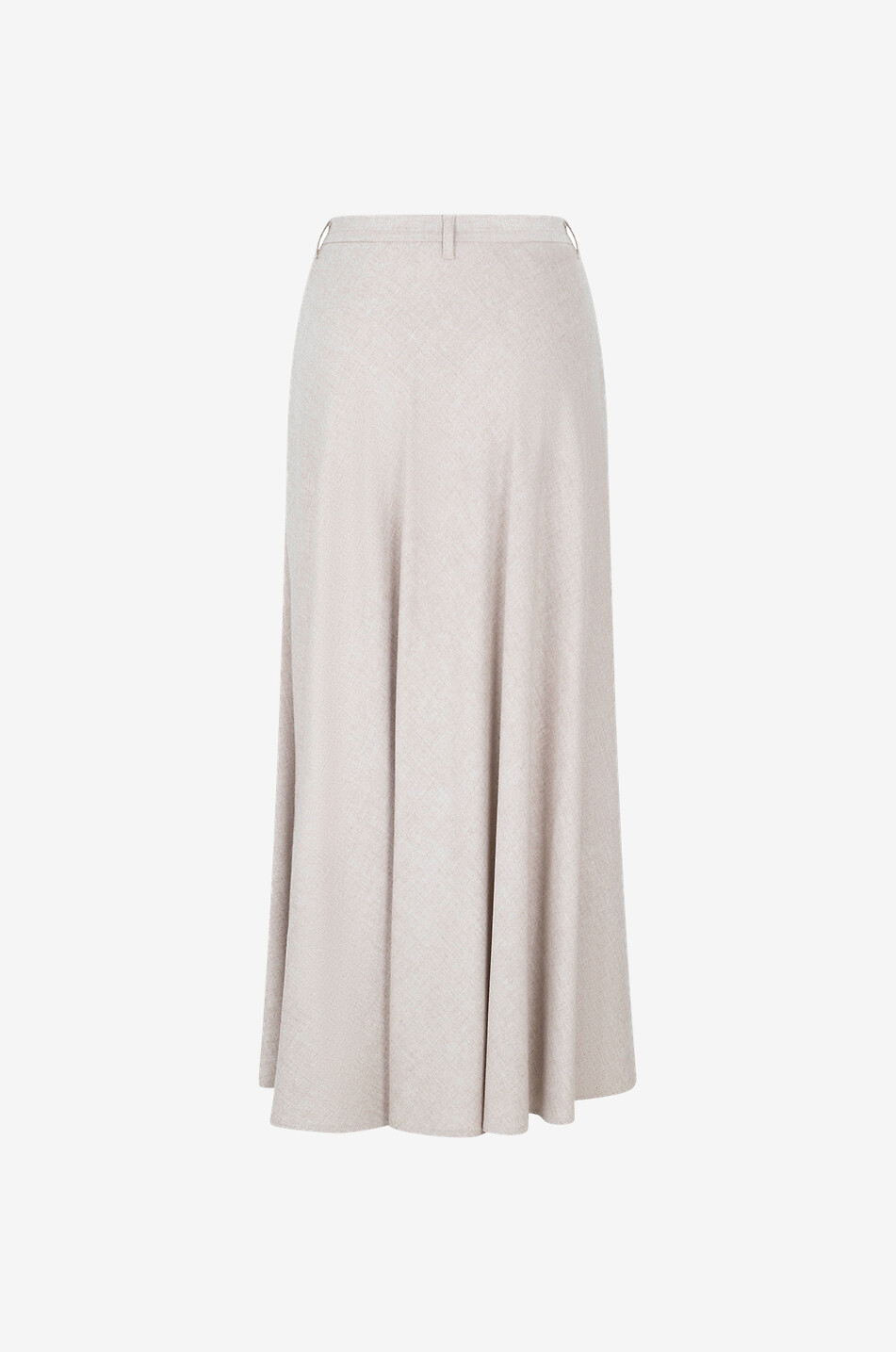 HERNO Langer Rock aus fliessender Viskose Resort Damen Hellbeige 2