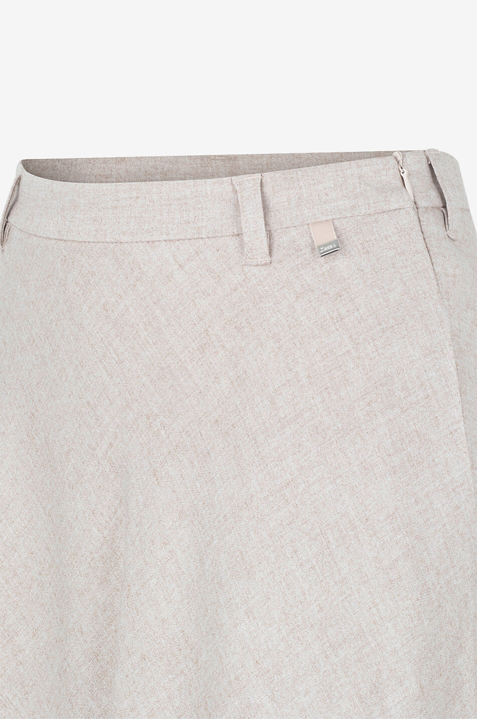 HERNO Langer Rock aus fliessender Viskose Resort Damen Hellbeige 3