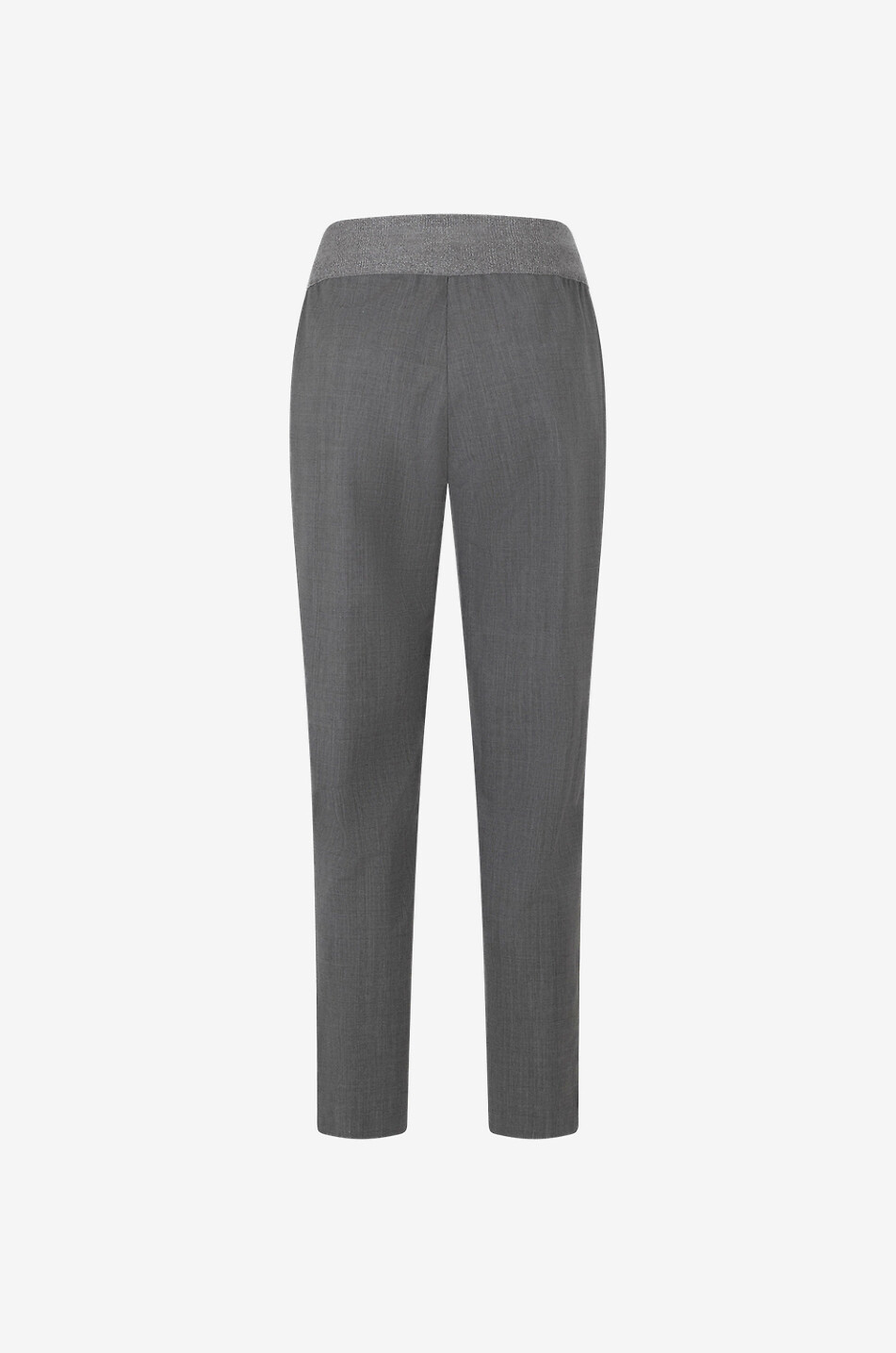 PANICALE Pantalon carotte en laine vierge Femme MARRON 2
