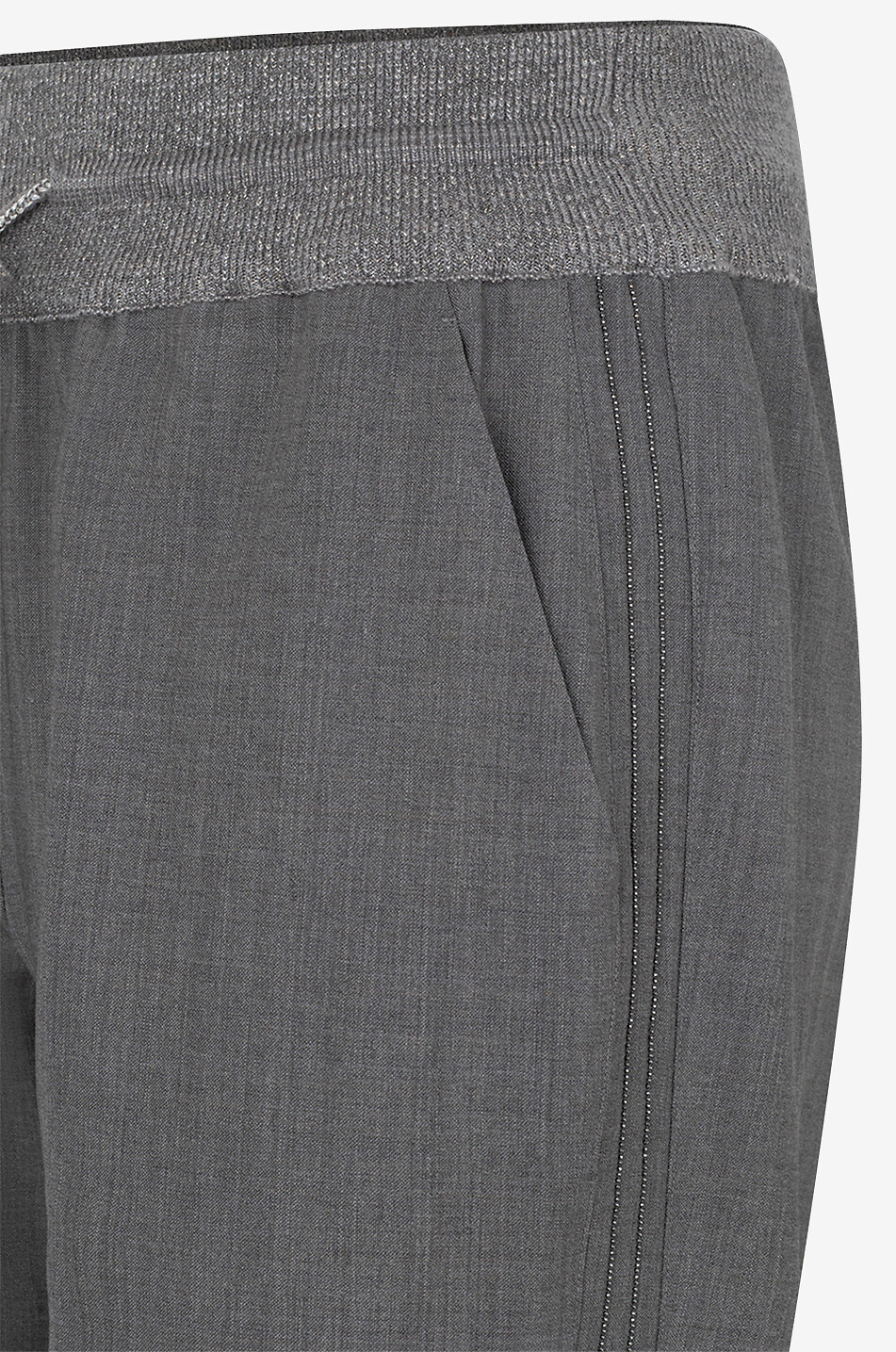 PANICALE Pantalon carotte en laine vierge Femme MARRON 3