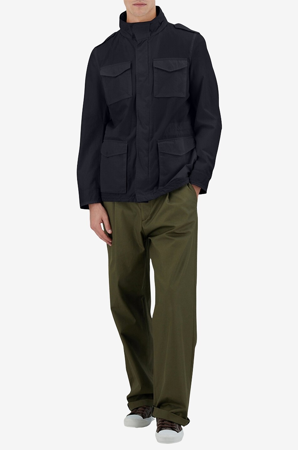 HERNO Parka aus Baumwolle Tigri Military Herren DUNKELBLAU 3